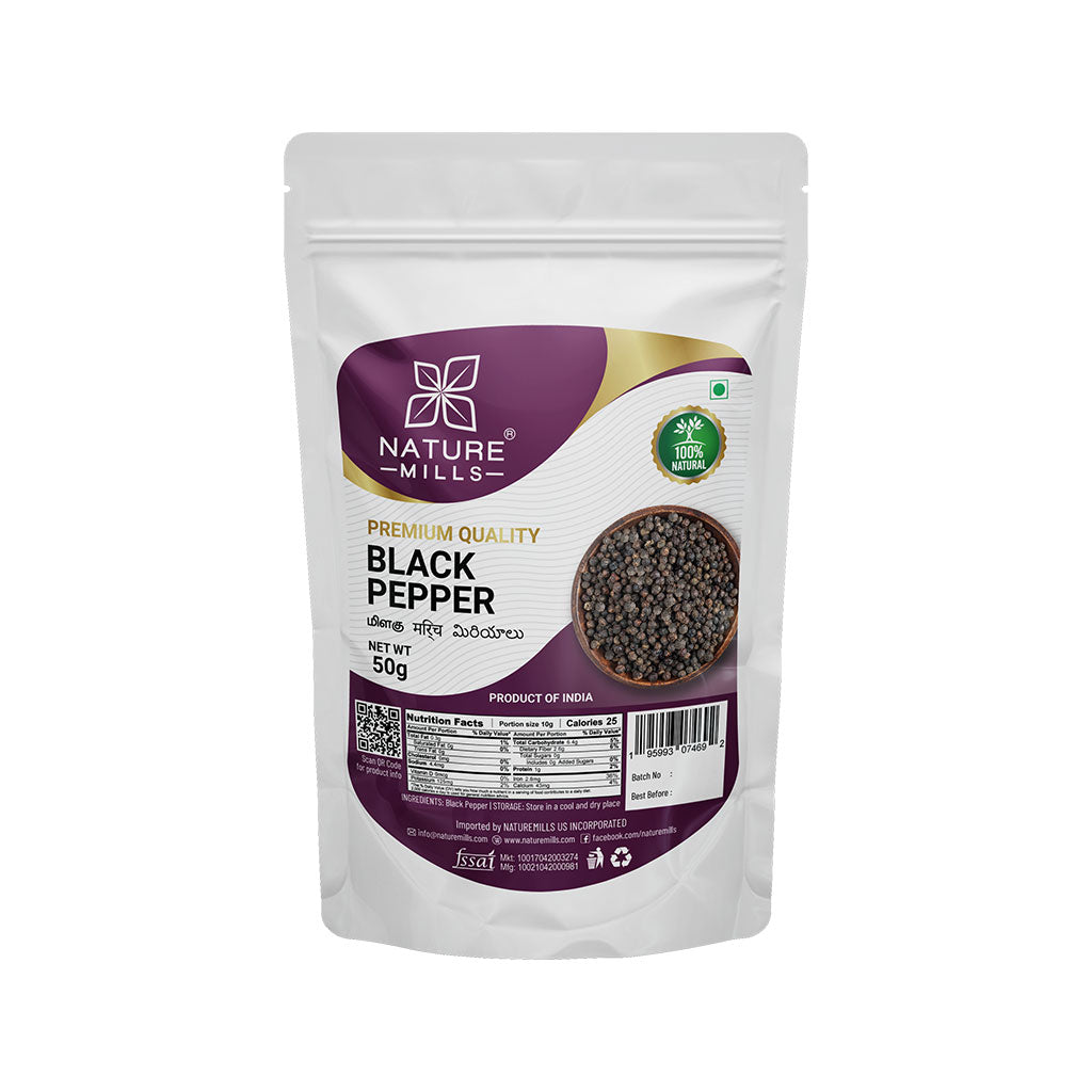 NatureMills Black Pepper 50g