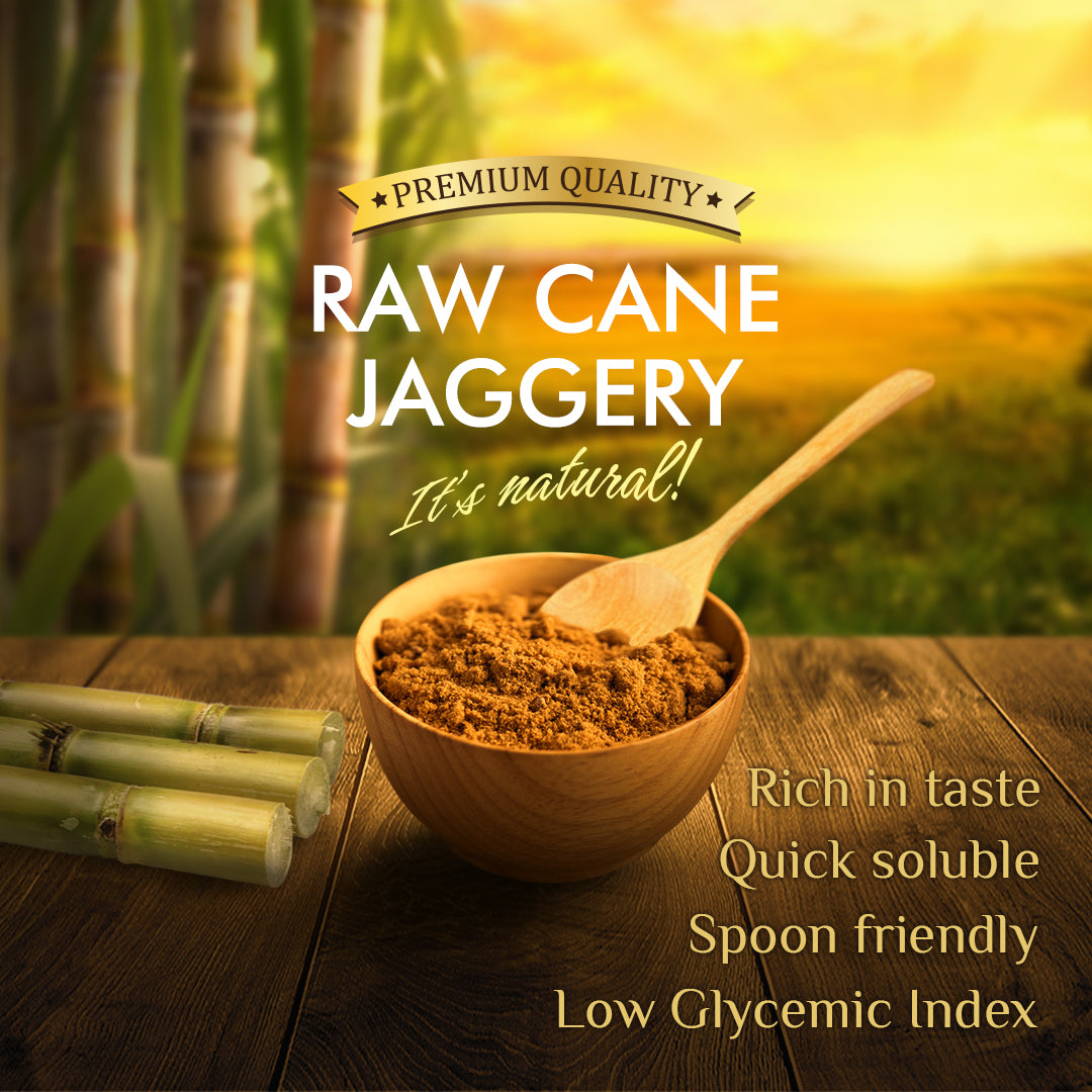 Raw Cane jaggery sugarcane display