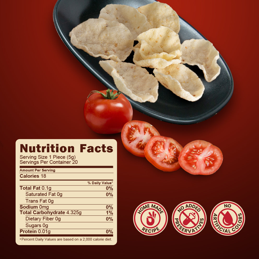 Tomato Vadam Nutrition