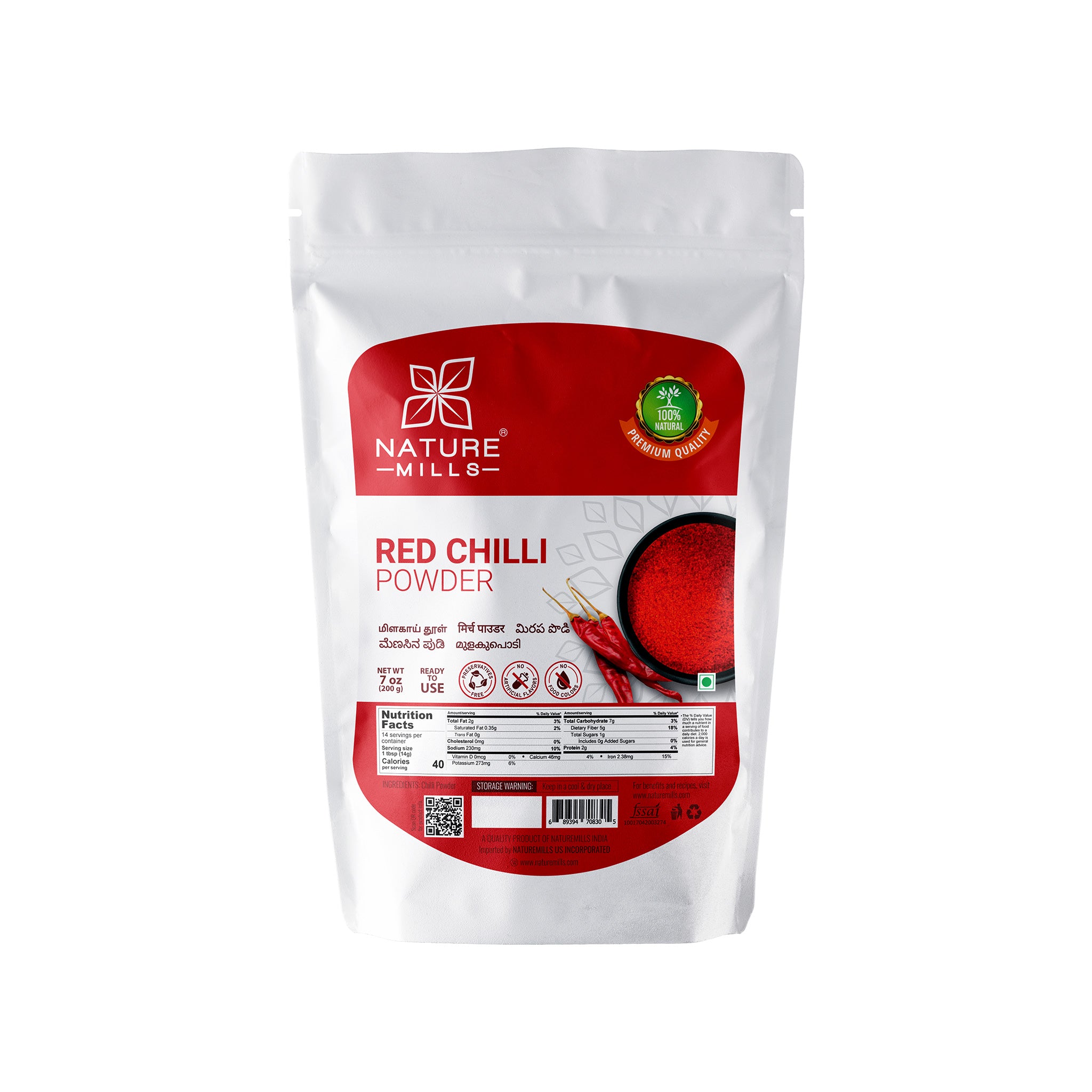 NatureMills Red Chilli Powder 200g